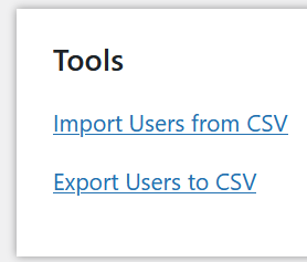 WP Mailster CSV import and export tools